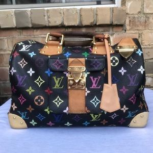Louis Vuitton Multicolor Monogram speedy 30